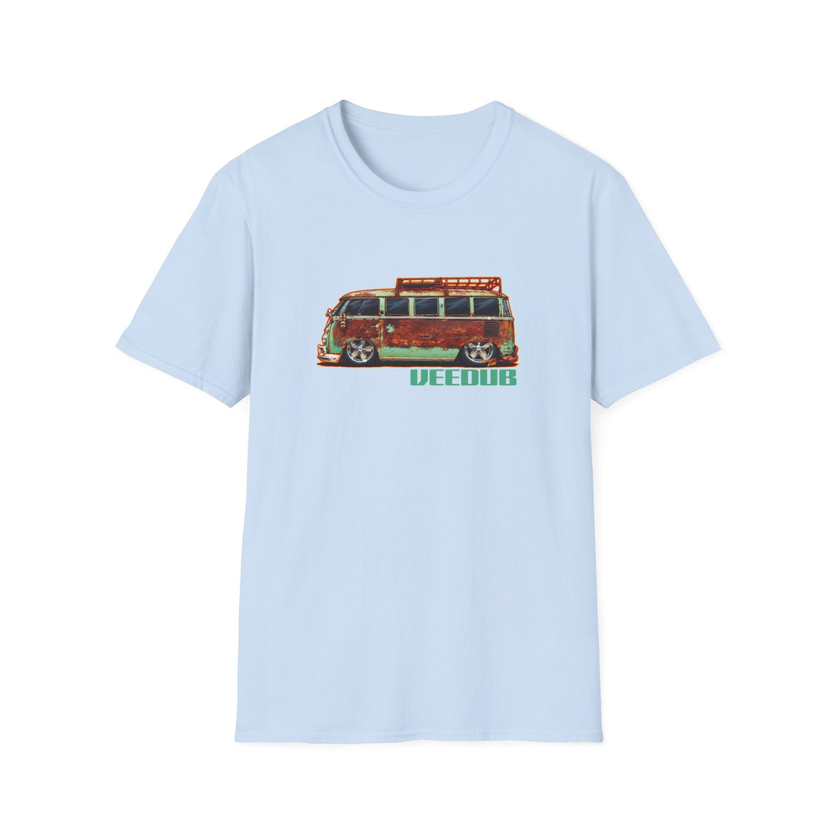 KUSTOM VW VOLKSWAGEN BUS Collectible Fireball Art TeeShirt