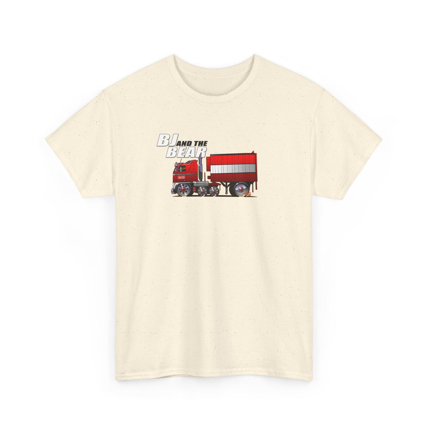 BJ AND THE BEAR Semi Truck Fireball Art Tee Shirt - Multiples