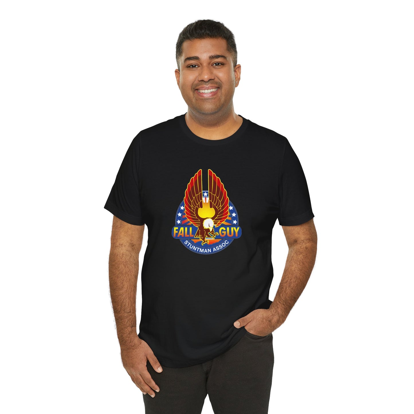 THE FALL GUY Stuntman Association Unisex Jersey Short Sleeve Tee - 12 Colors