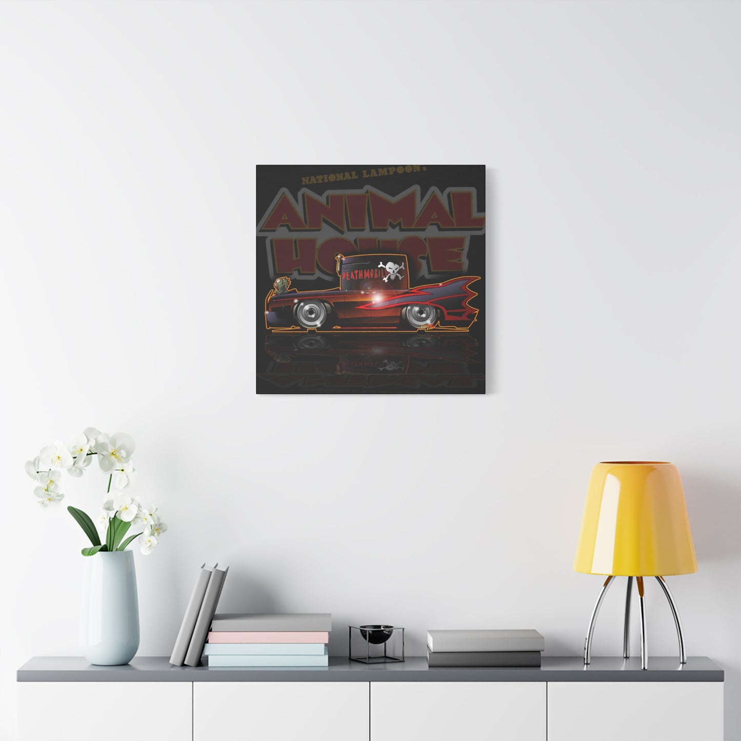 ANIMAL HOUSE DEATHMOBILE Fireball Art Canvas Wall Print