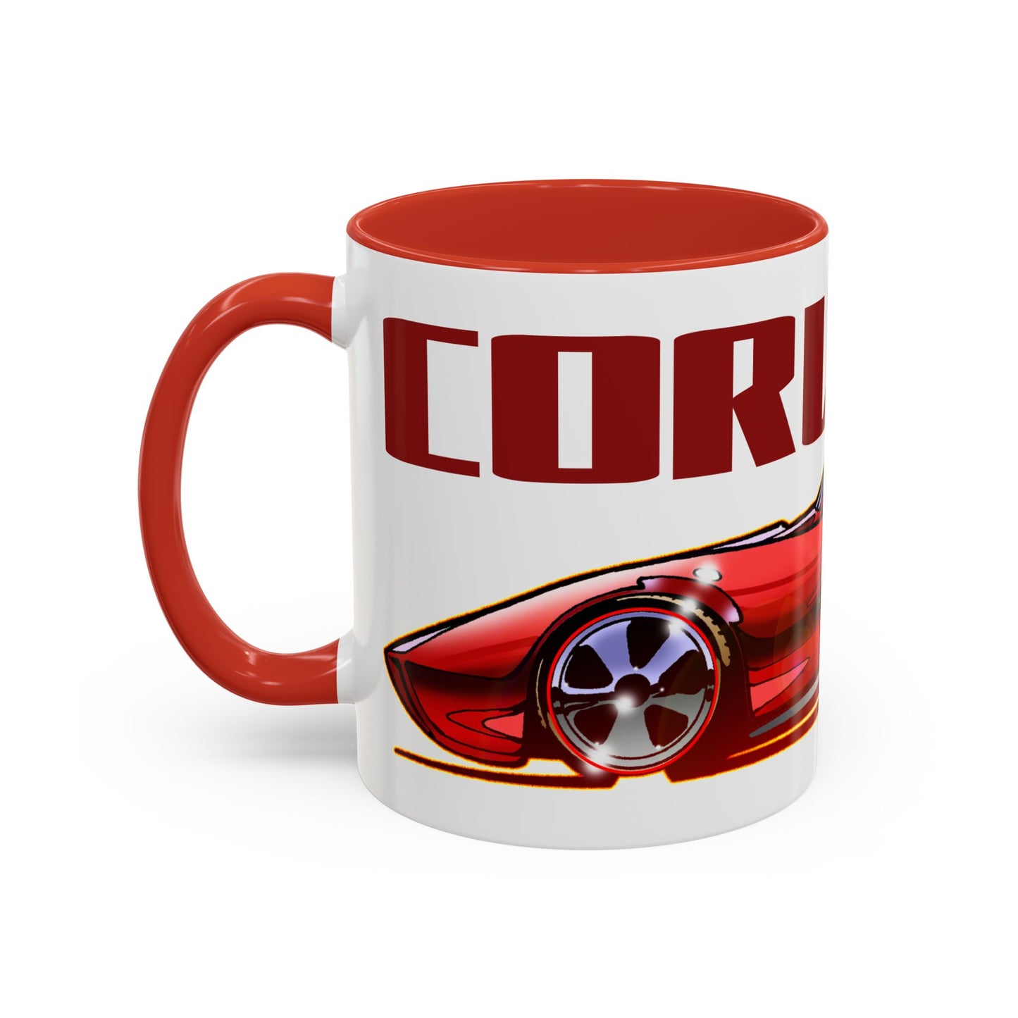 Hot Wheels CUSTOM CORVETTE Redline Collectible Coffee Mug 2 Sizes
