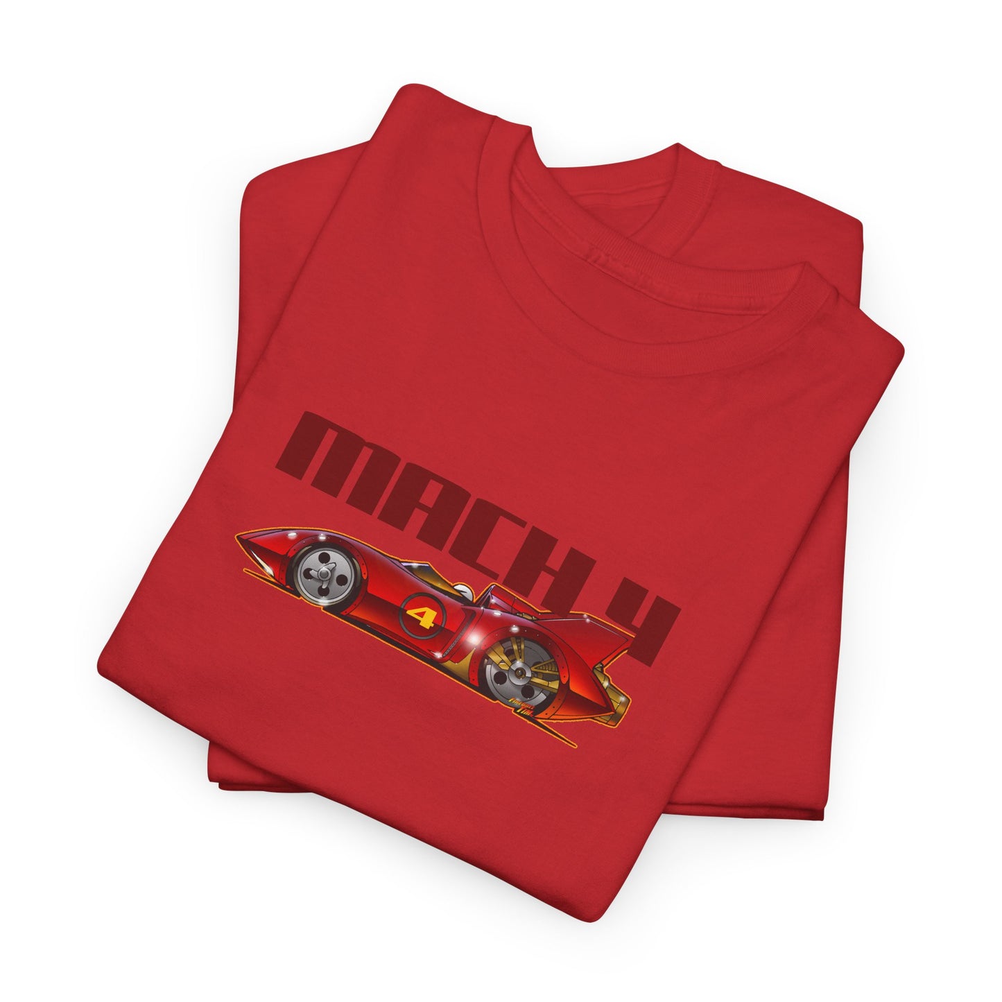 SPEED RACER MACH 4 Fireball Art Cotton Tee Shirt - Colors