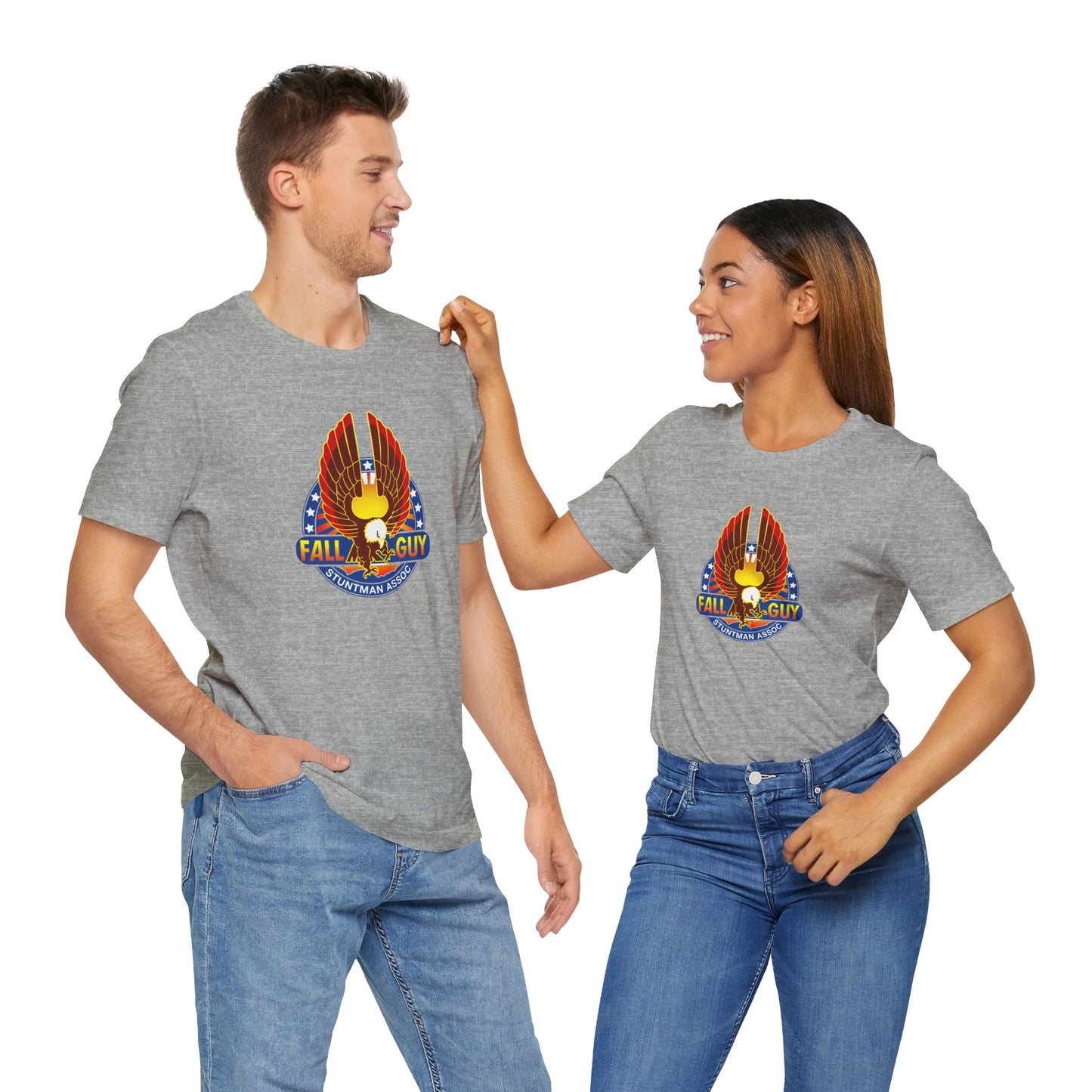 THE FALL GUY Stuntman Association Unisex Jersey Short Sleeve Tee - 12 Colors