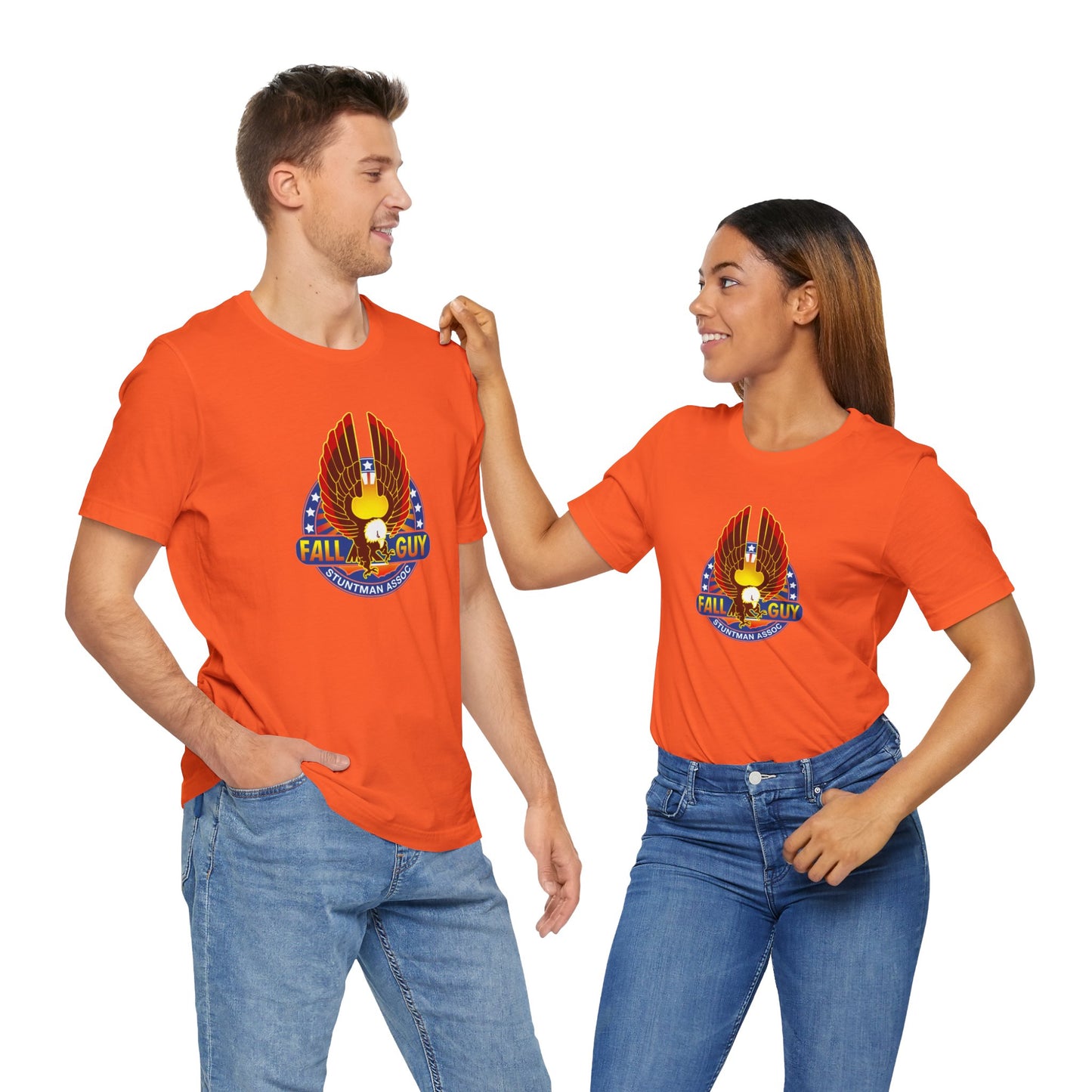 THE FALL GUY Stuntman Association Unisex Jersey Short Sleeve Tee - 12 Colors