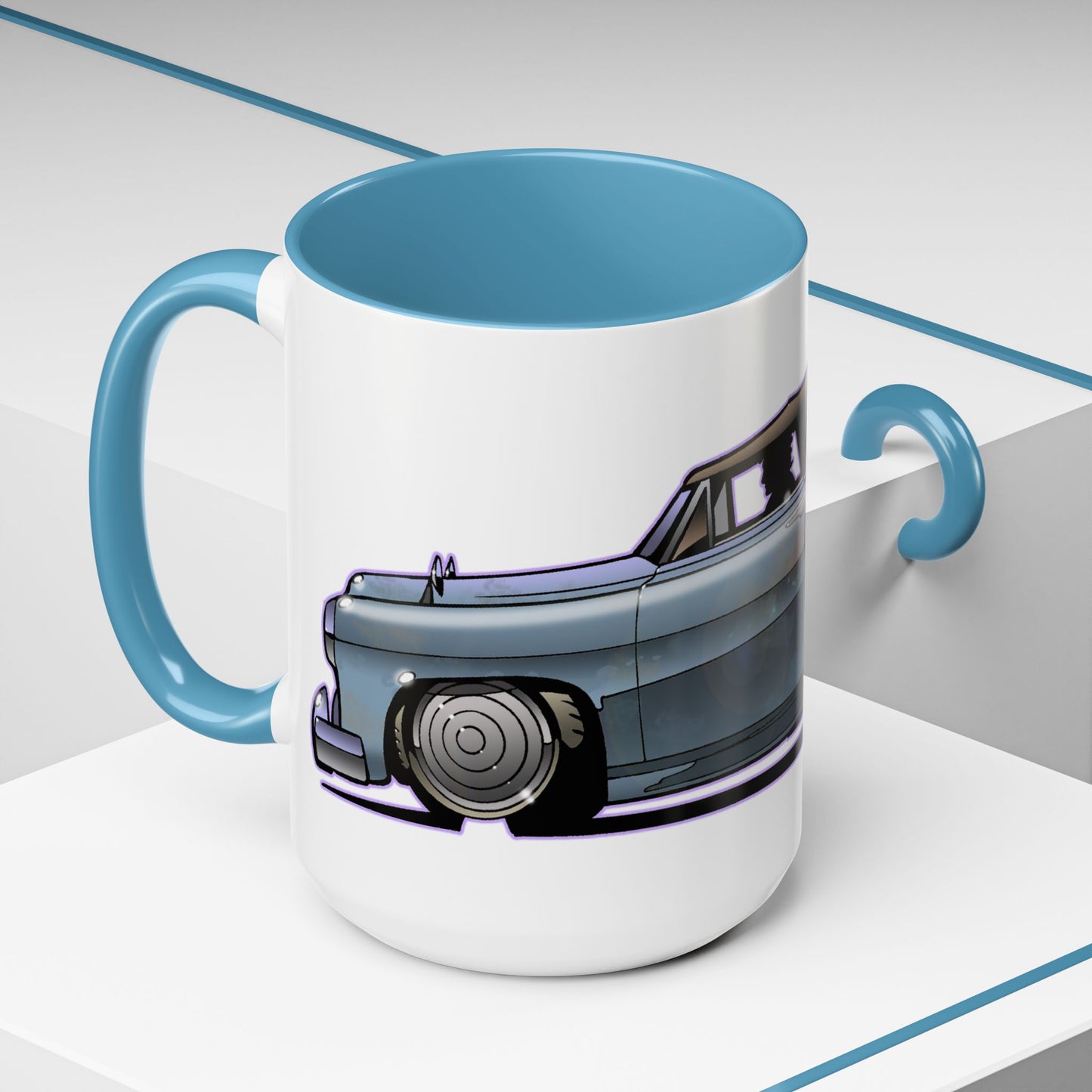 COLUMBO TV Show Peter Falk Peugeot Concept Art Coffee Mug 2 Sizes 3 Colors-Mug-Fireball Tim Garage