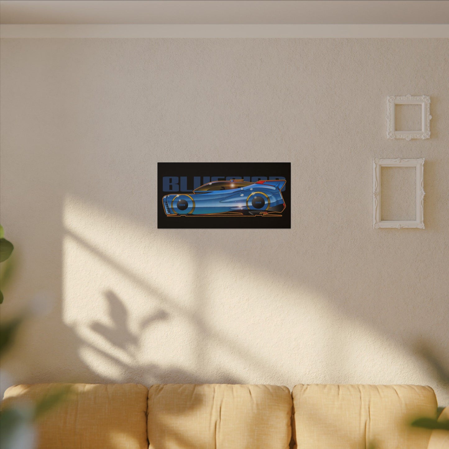 BLUEBIRD FIREBALL CONCEPT Canvas Art Print - 11x14