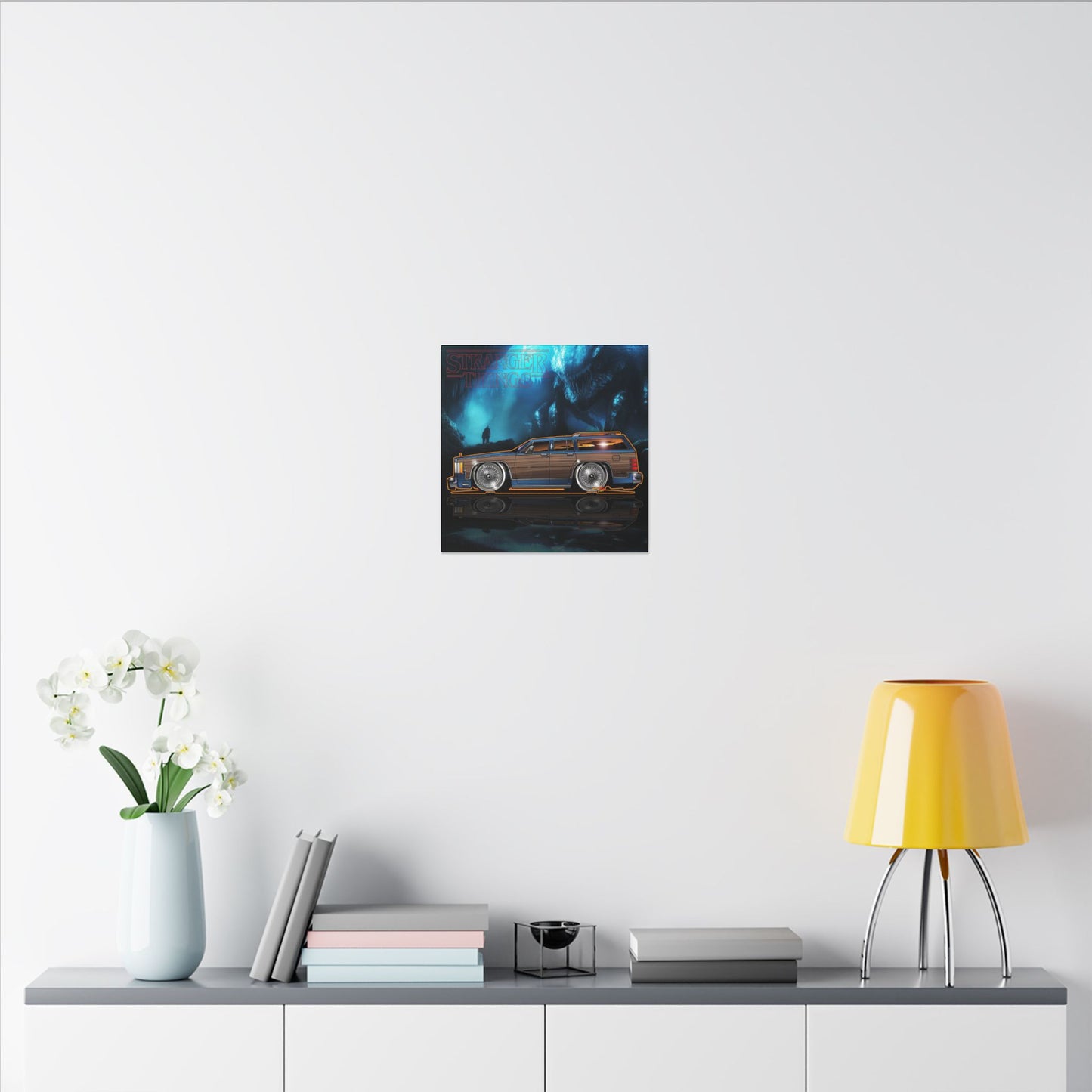 STRANGER THINGS Mercury Colony Park Wagon Collectible Canvas Art Wall Print - Multiple Sizes