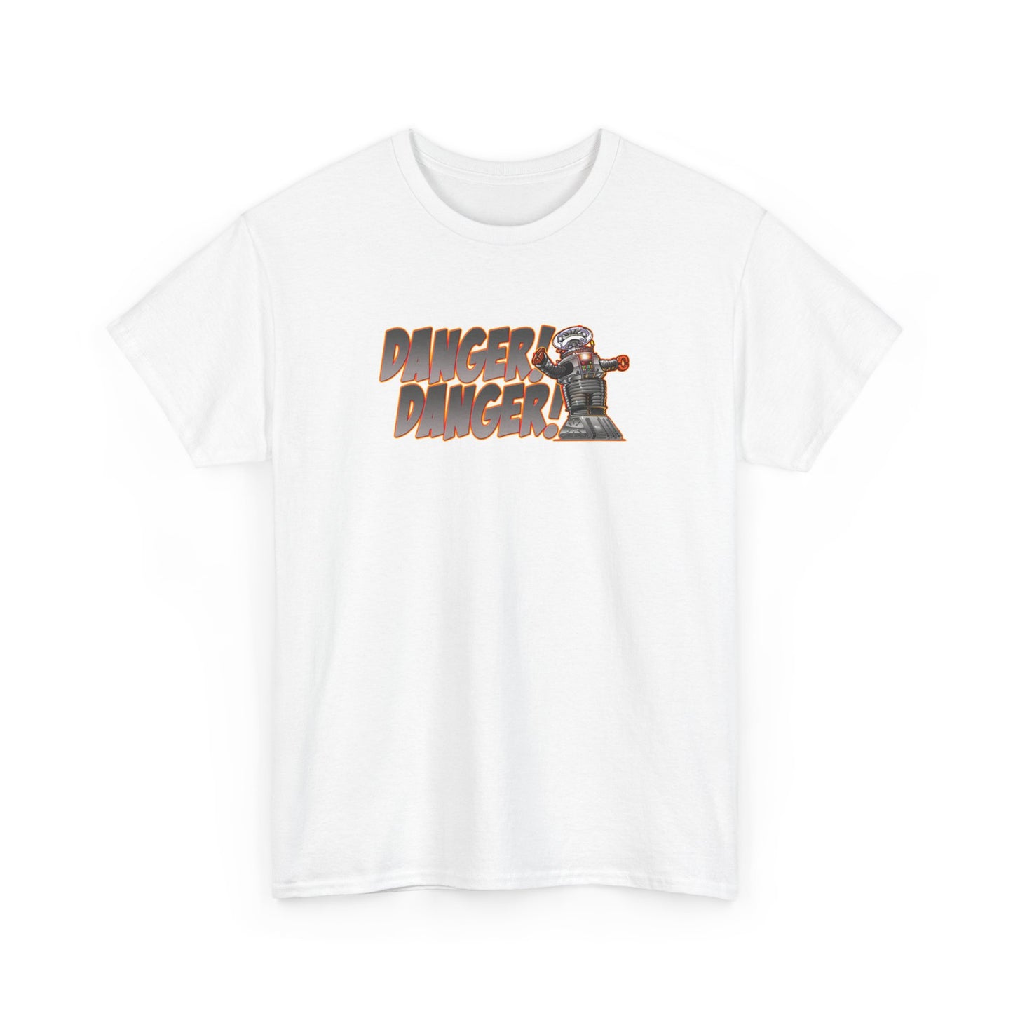 LOST IN SPACE ROBOT DANGER Heavy Cotton Tee Shirt - Mutiple Colors