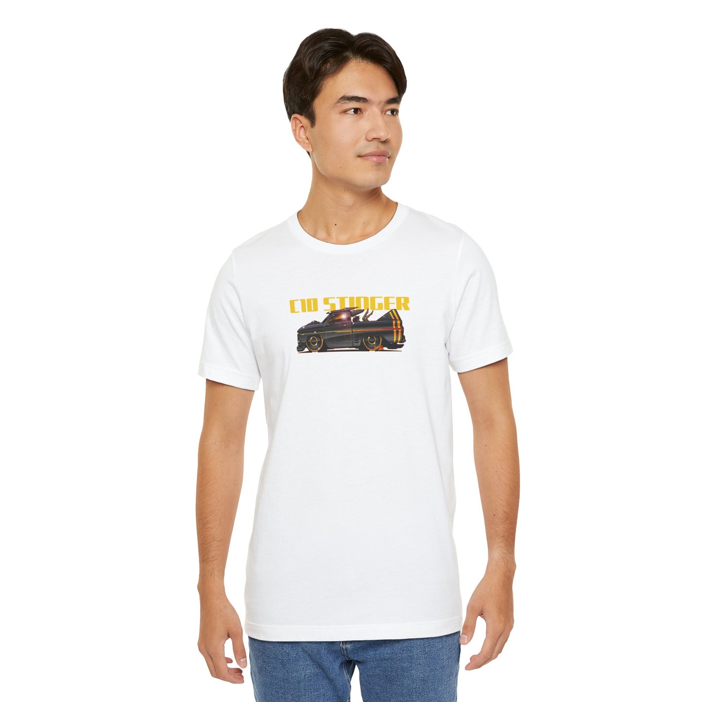 CHEVROLET C10 1960 Stinger Pickup Truck Custom Short Sleeve Tee 8 Colors