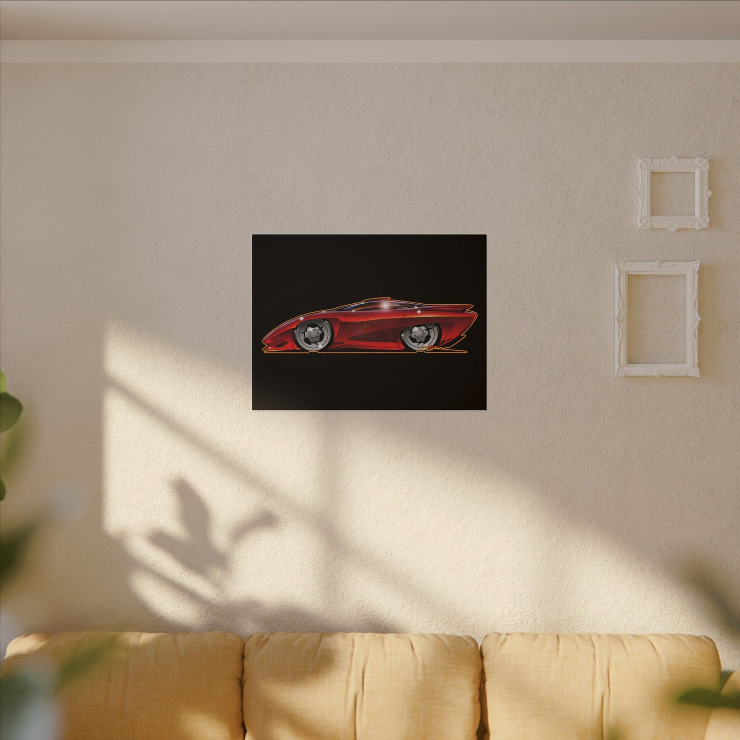 PONTIAC BANSHEE Concept Car Collectible Fireball Art Canvas Print