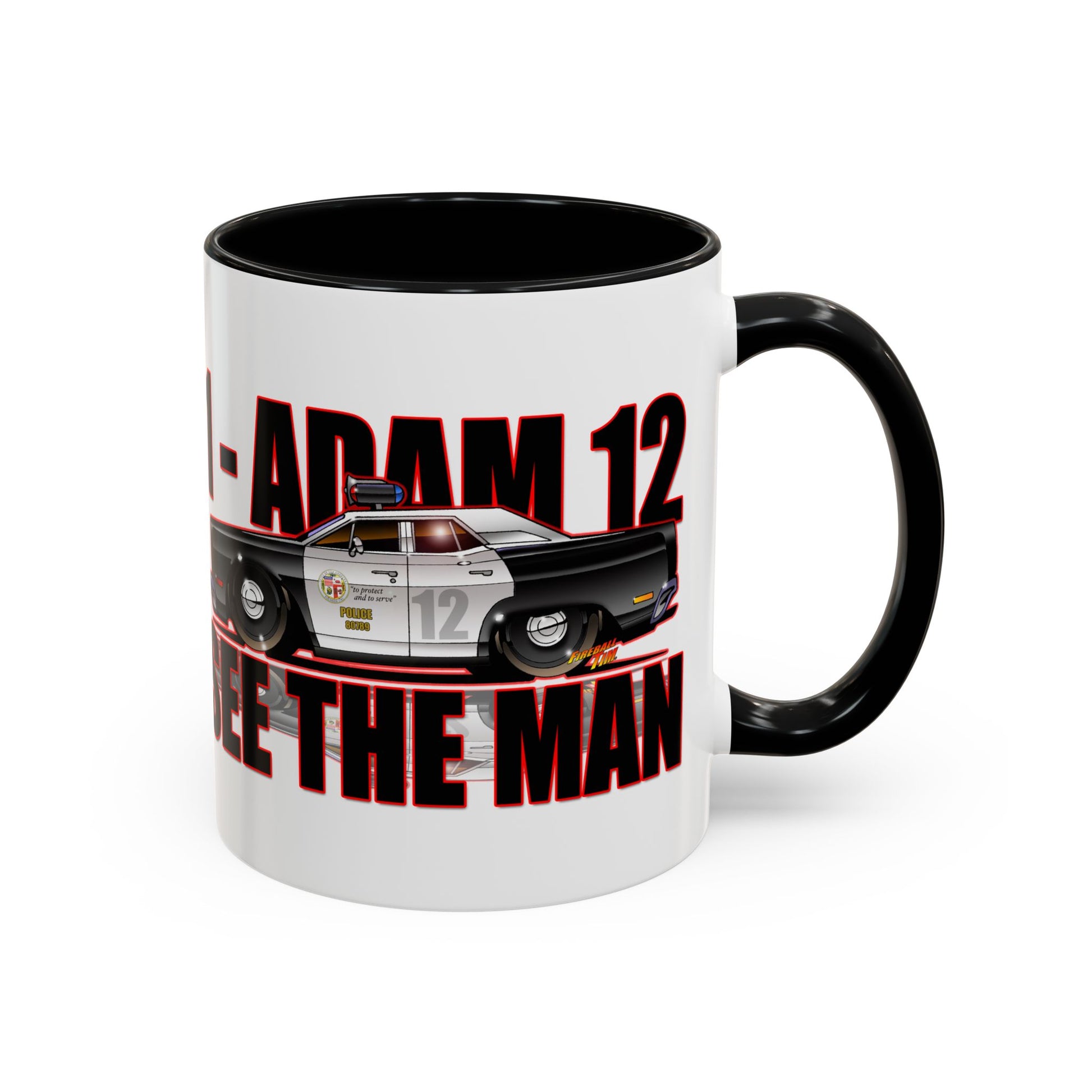 ADAM 12 TV Show Logo Coffee Mug 2 Sizes-Mug-Fireball Tim Garage