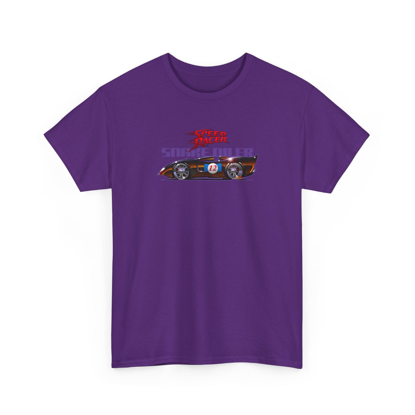 SPEED RACER SNAKE OILER TV Car Fireball Art Tee Shirt - Multiple Sizes