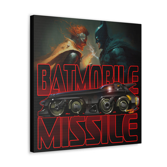 BATMAN RETURNS BATMISSILE Batmobile Concept Art Canvas MASTERPRINT 2 Sizes