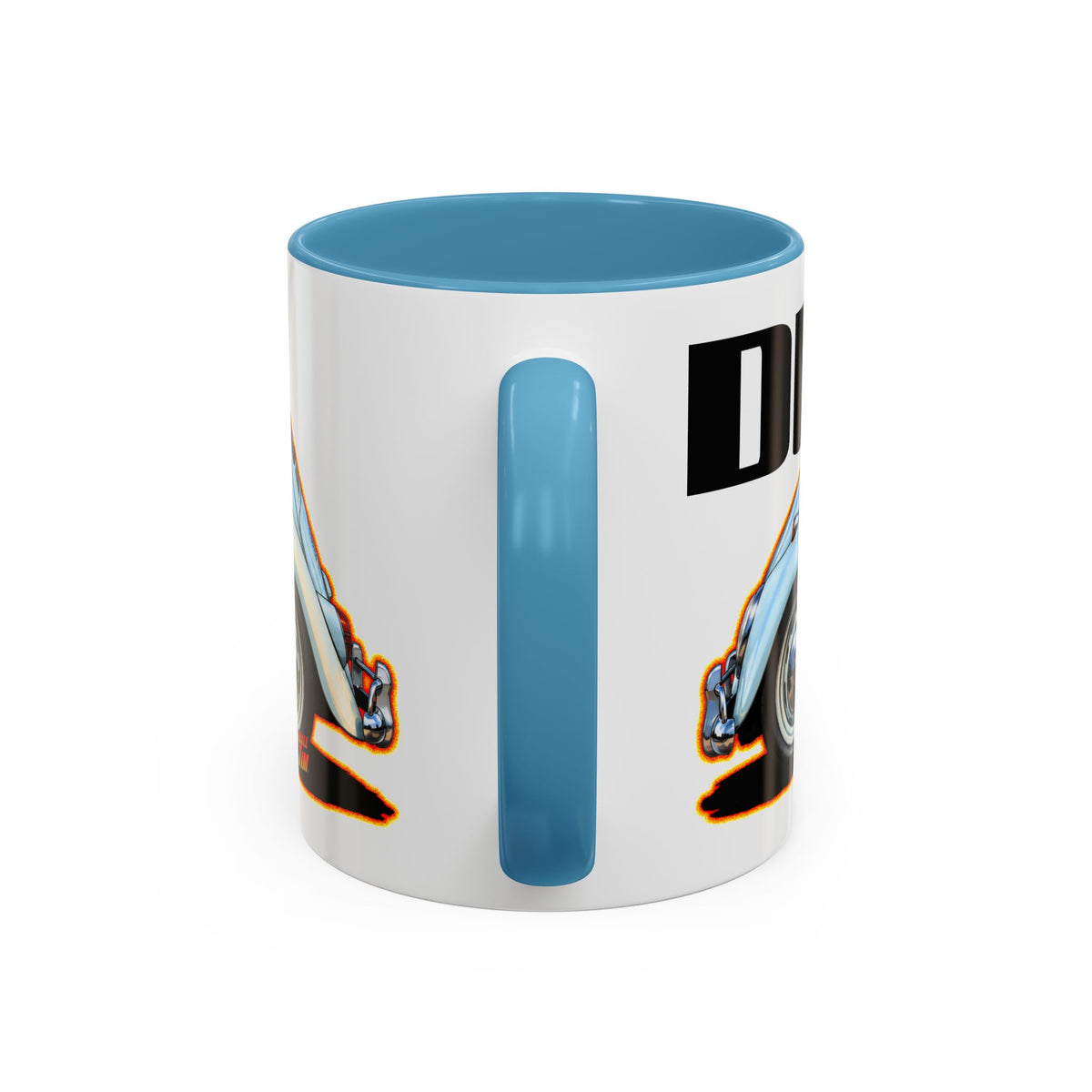 CLASSIC VOLKSWAGEN VW Bug Collectible Fireball Art Coffee Mug - 2 Sizes