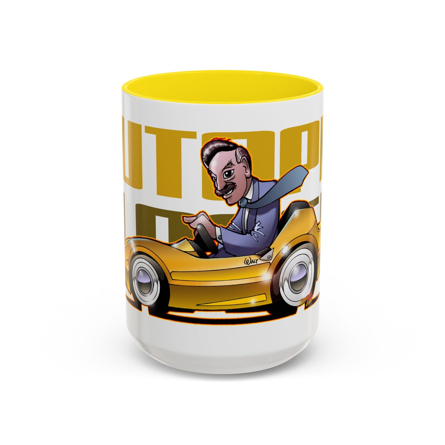 AUTOPIA CLASSIC Walt Disney Fireball Art Collectible Coffee Mug - 2 Sizes