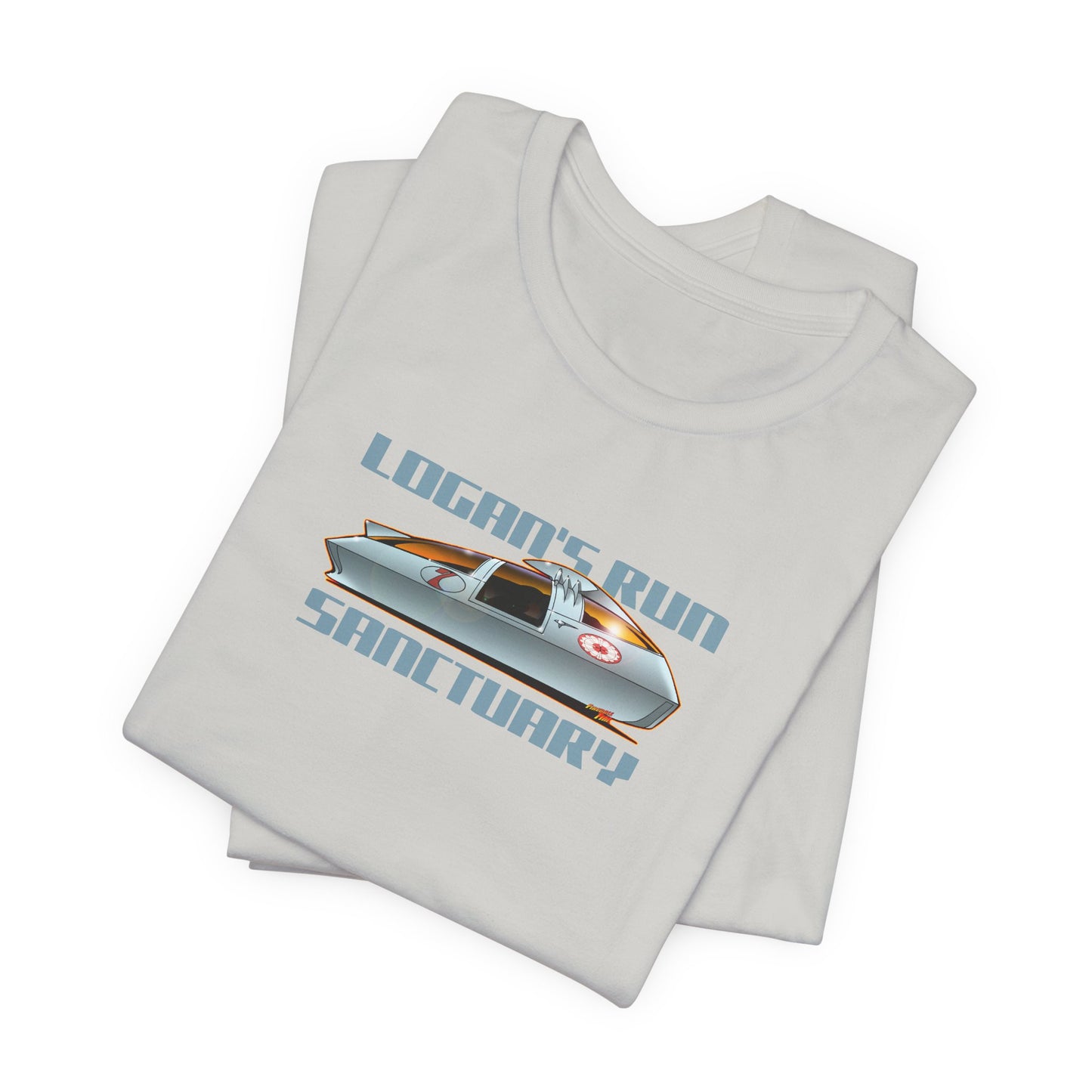 LOGAN'S RUN Sci Fi TV Car Collectible Fireball Art Short Sleeve Tee 12 Colors