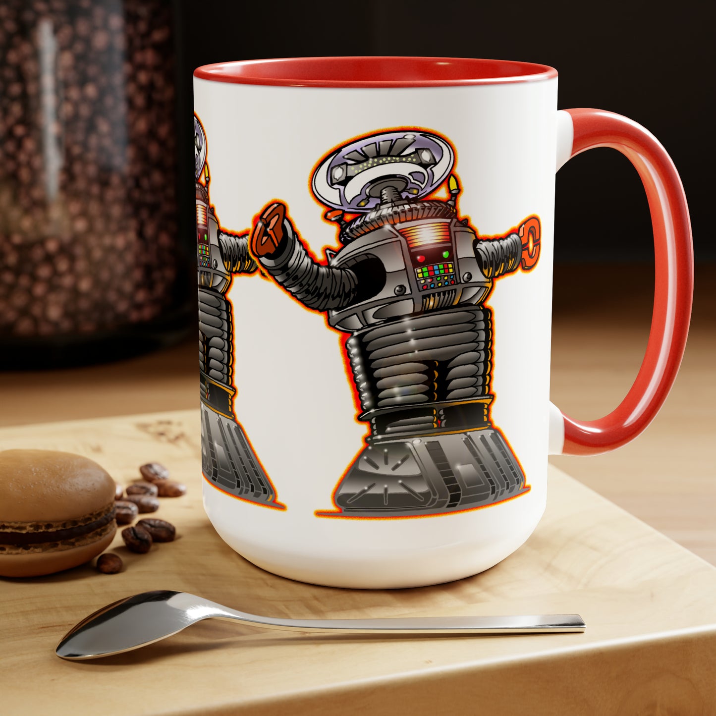LOST IN SPACE Robot Coffee Mug, Movie Robot, tv Robot, Lost in Space, SciFi, SciFi Movie, Robot, Danger Will Robinson, Robot Art, Danger