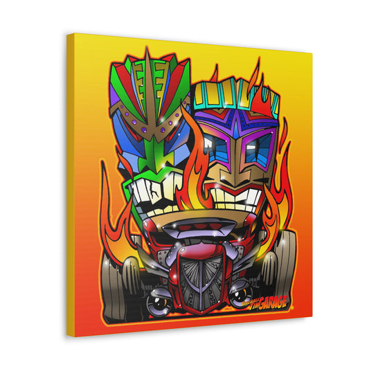 HOT ROD TIKIS Concept Art Canvas MASTERPRINT 3 Sizes