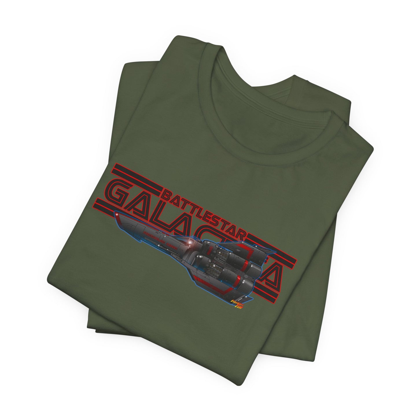 BATTLESTAR GALACTICA Viper Concept Art Logo Short Sleeve Tee 13 Colors