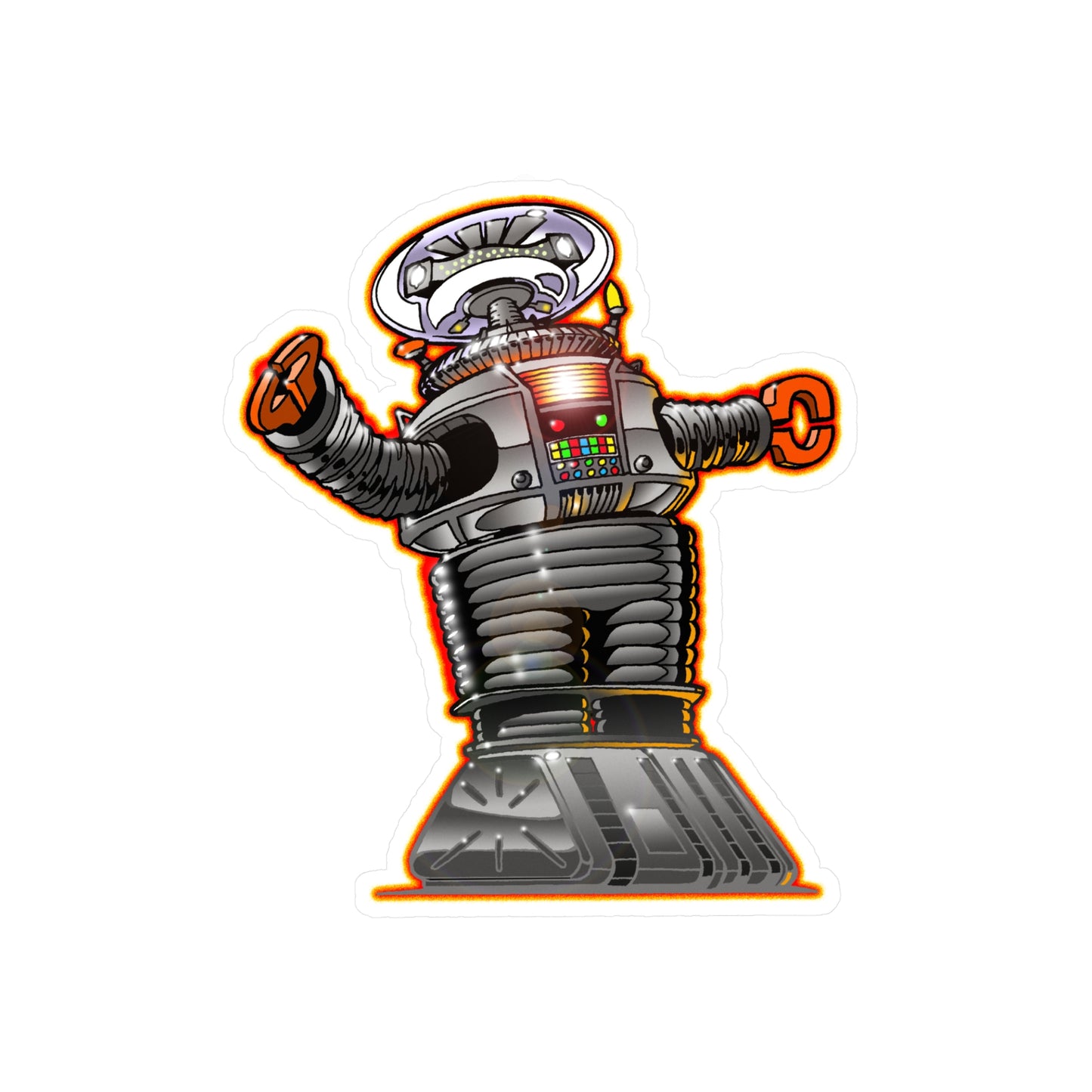 LOST in SPACE Danger Robot Collectible Kiss-Cut Vinyl Decals Sticker