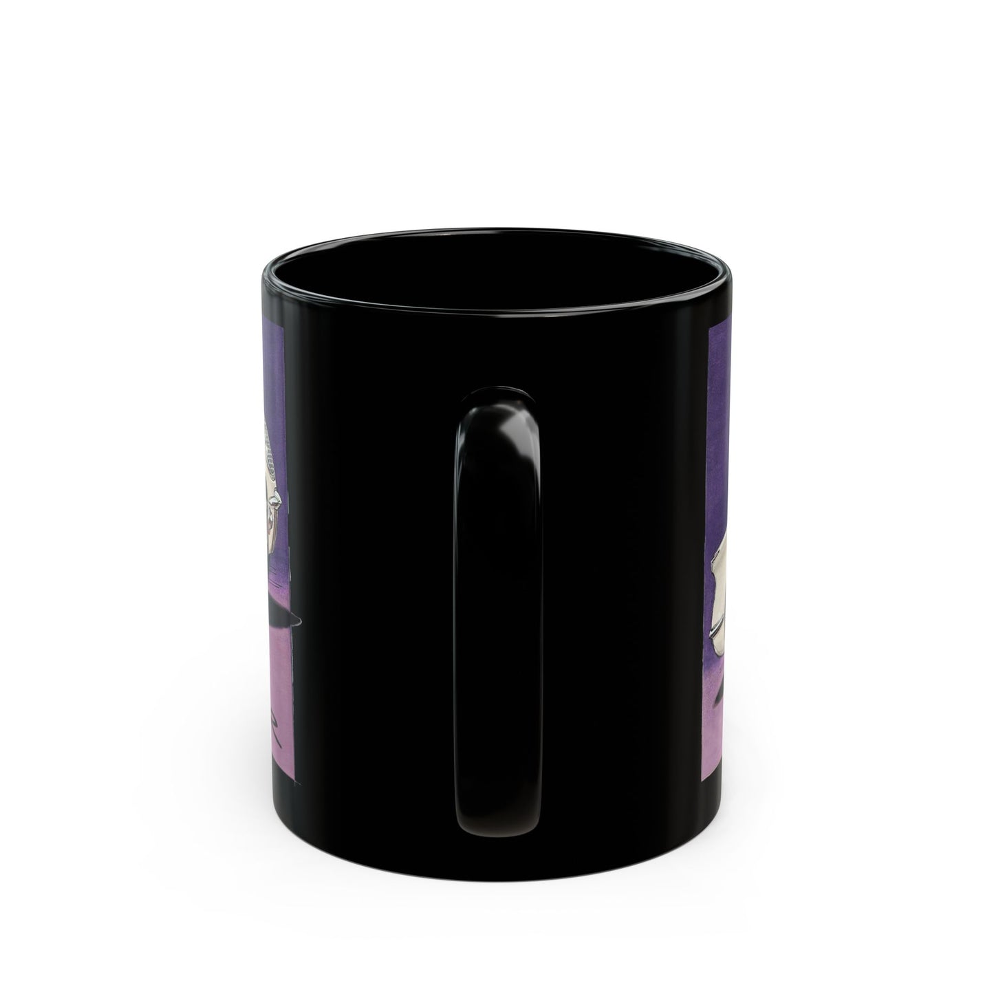 CORVETTE 1953 Mark Stehrenberger Signature Collection BLACK Coffee Mug