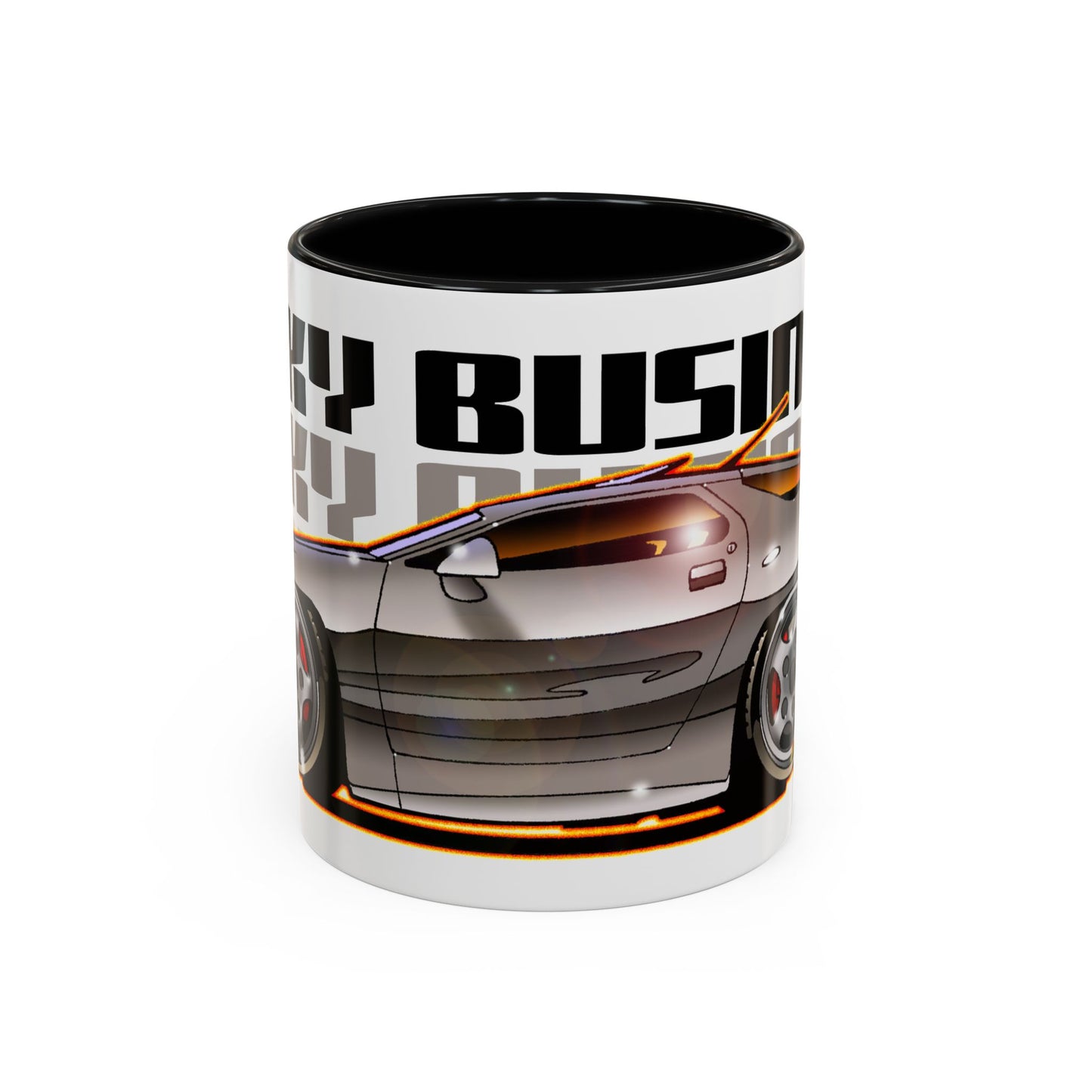 RISKY BUSINESS Porsche 928 Fireball Art Coffee Mug - 2 Sizes