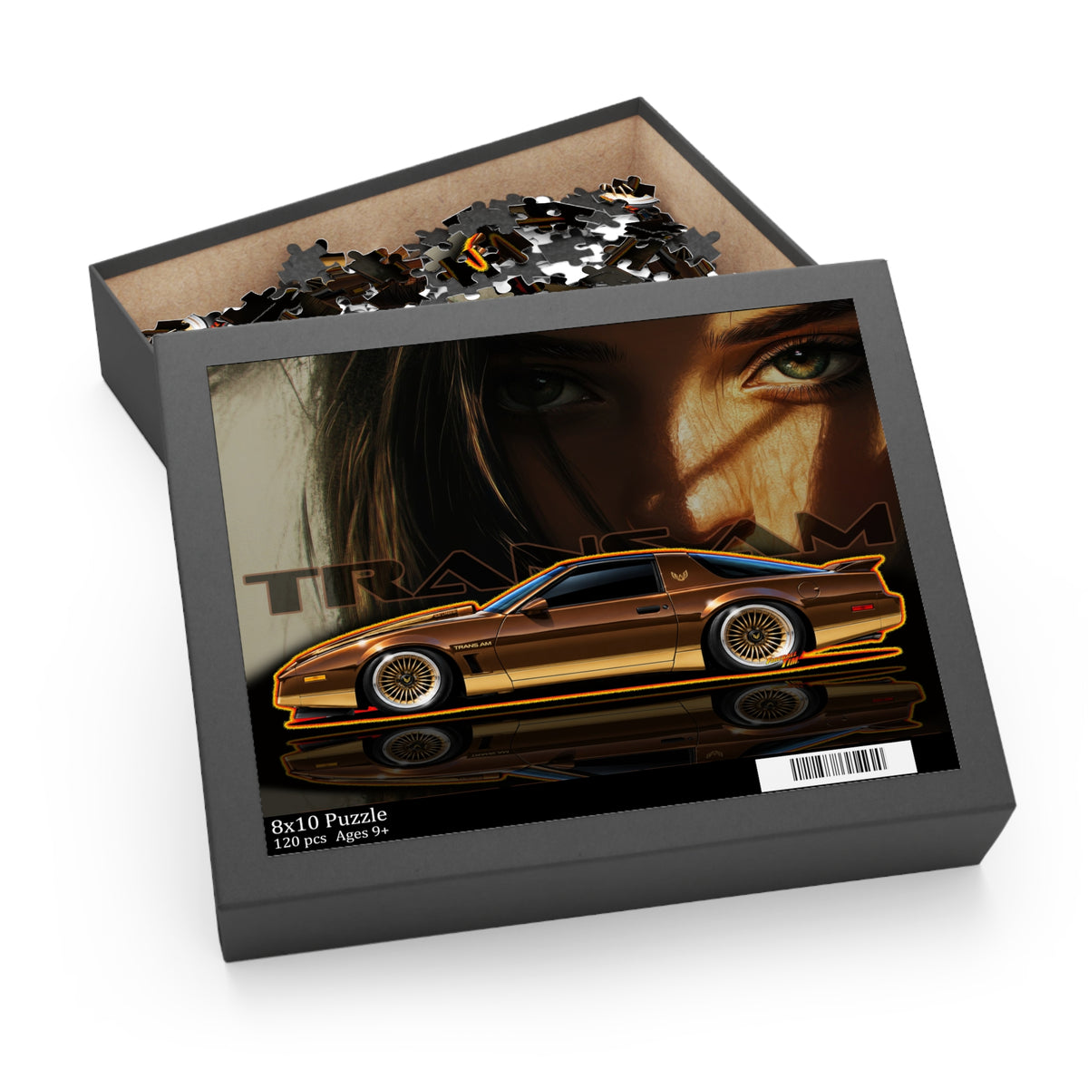 PONTIAC TRANS AM 1984 Collectible Fireball Art Jigsaw Puzzle — (120/252/500‑Piece)