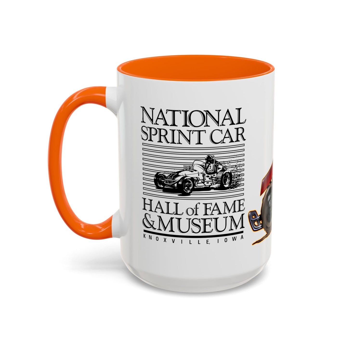 NATIONAL SPRINT CAR MUSEUM Hall of Fame Racing Collectible Coffee Mug 2 Sizes 3 Colors