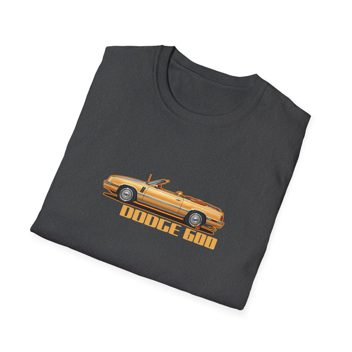 DODGE 600 CONVERTIBLE 1985 Collectible Fireball Art TeeShirt