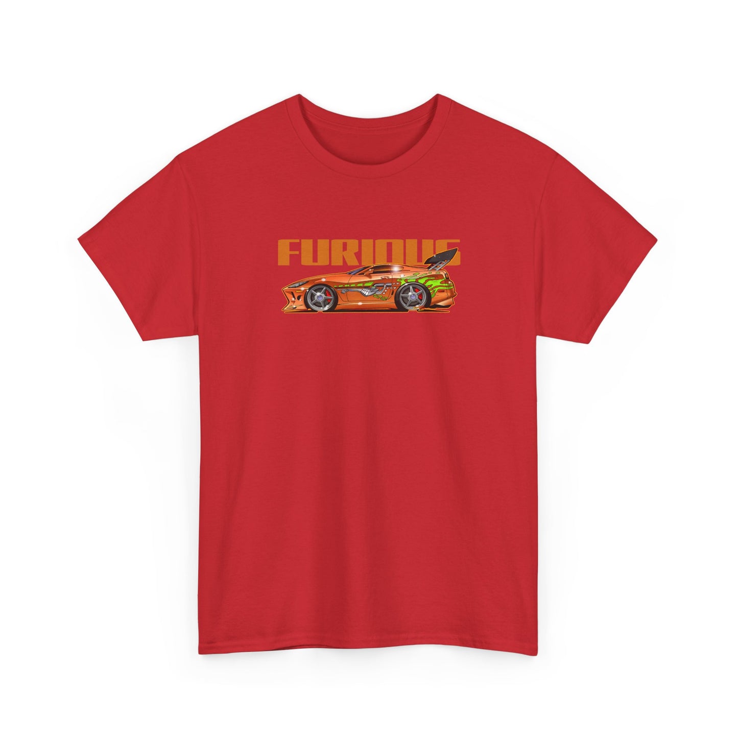 FAST & FURIOUS 1994 TOYOTA SUPRA MK IV Fireball Art Tee Shirt - Multiple Sizes