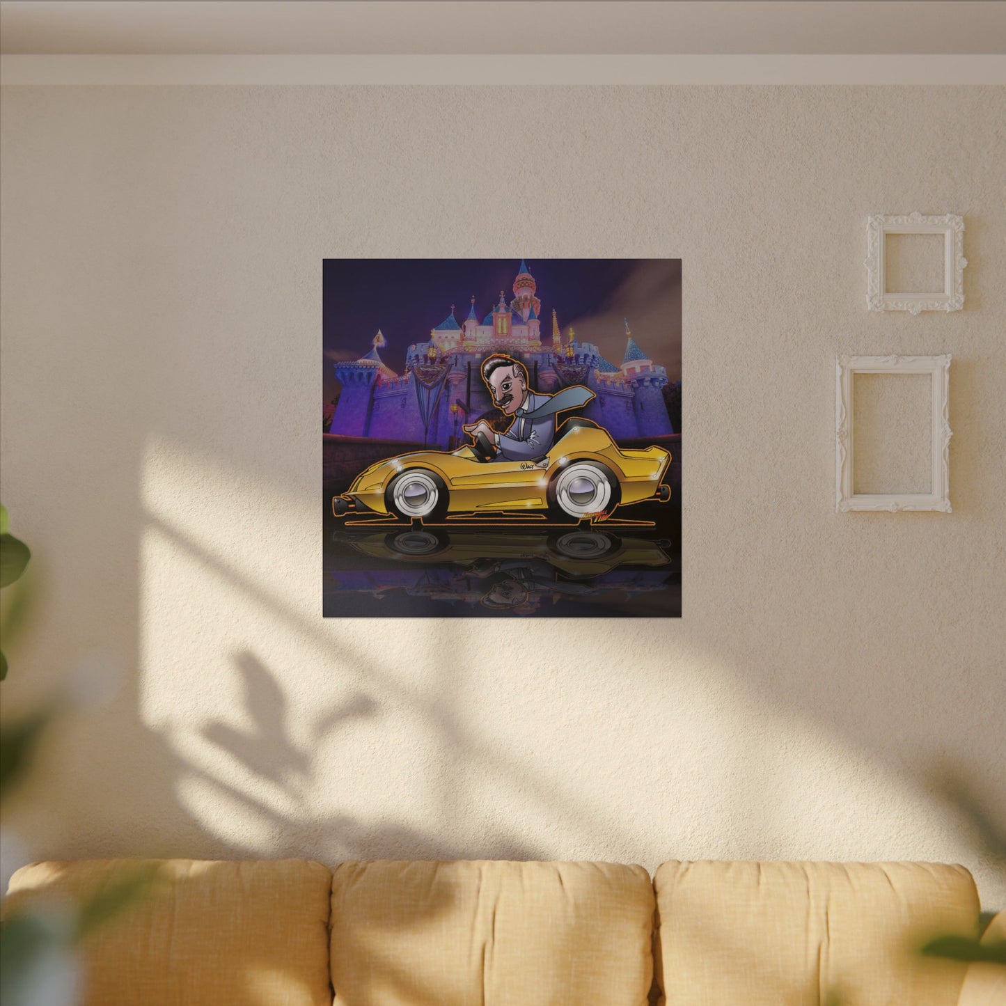 AUTOPIA CLASSIC Walt Disney Fireball Art Canvas Print