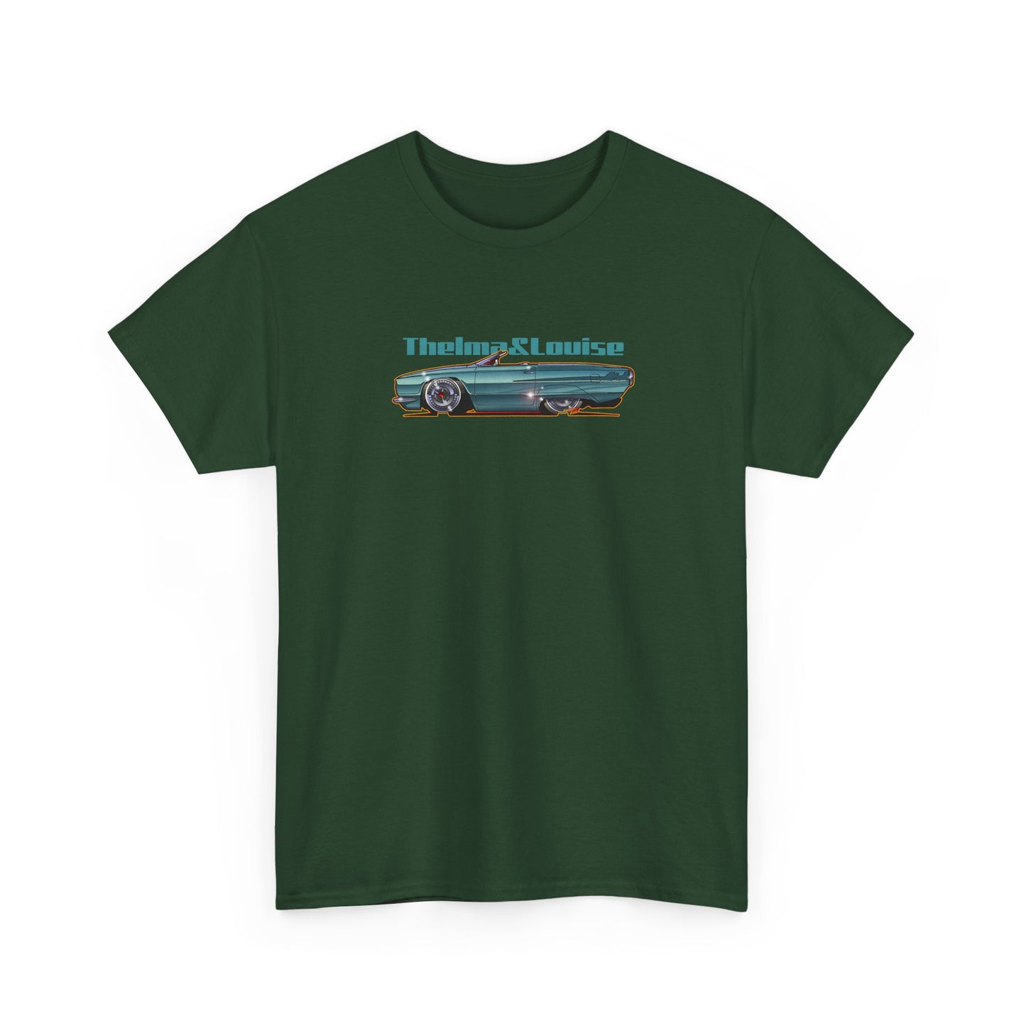THELMA & LOUISE 1966 Ford Thunderbird Heavy Cotton Tee - Multiple Sizes