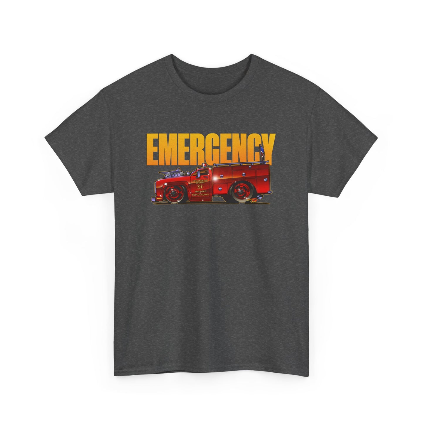 EMERGENCY TV Show SQUAD 51 Concept Art TEE Shirts 13 Colors