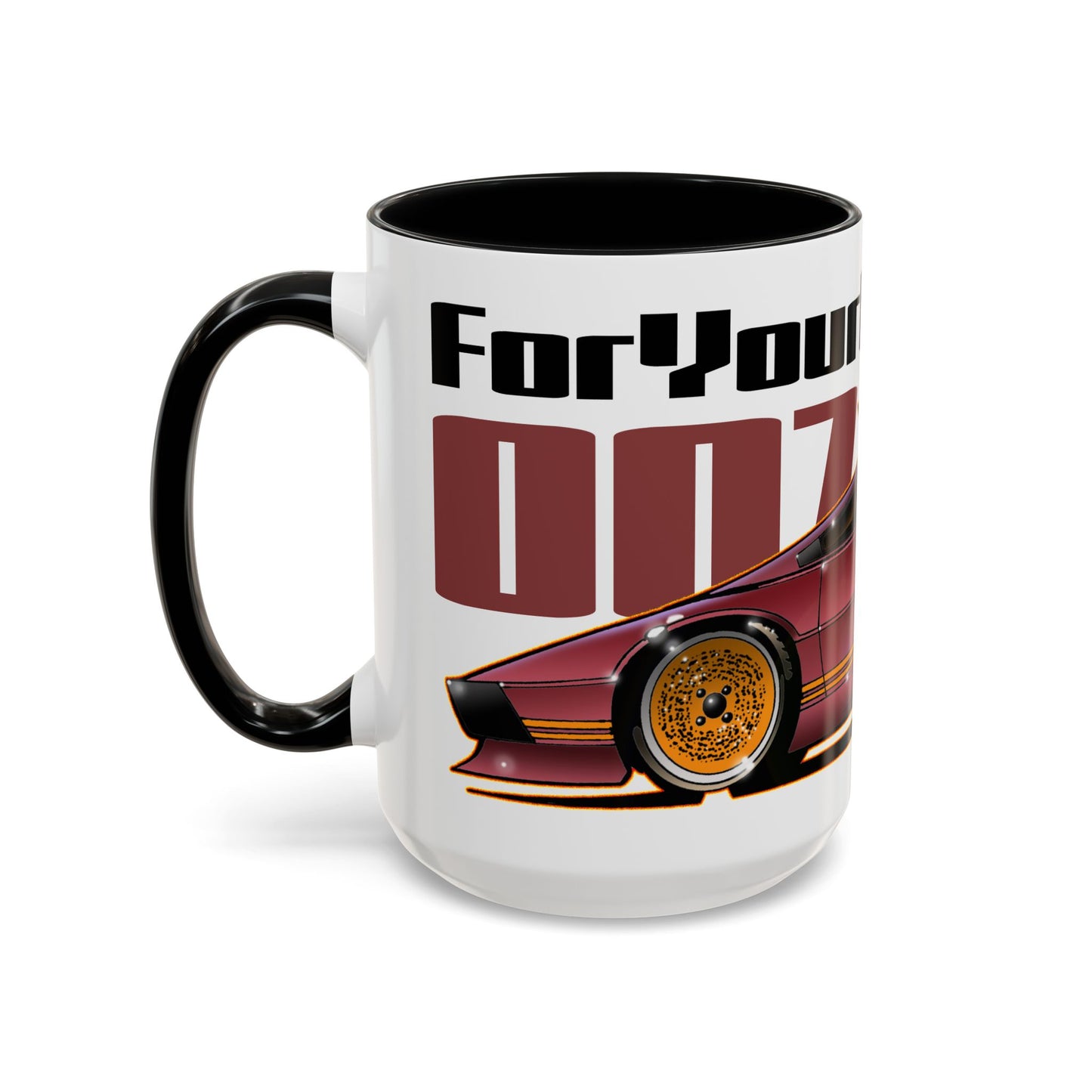 LOTUS ESPRIT TURBO For Your Eyes Only 007 James Bond Collectible Art Coffee Mug - 2 Sizes