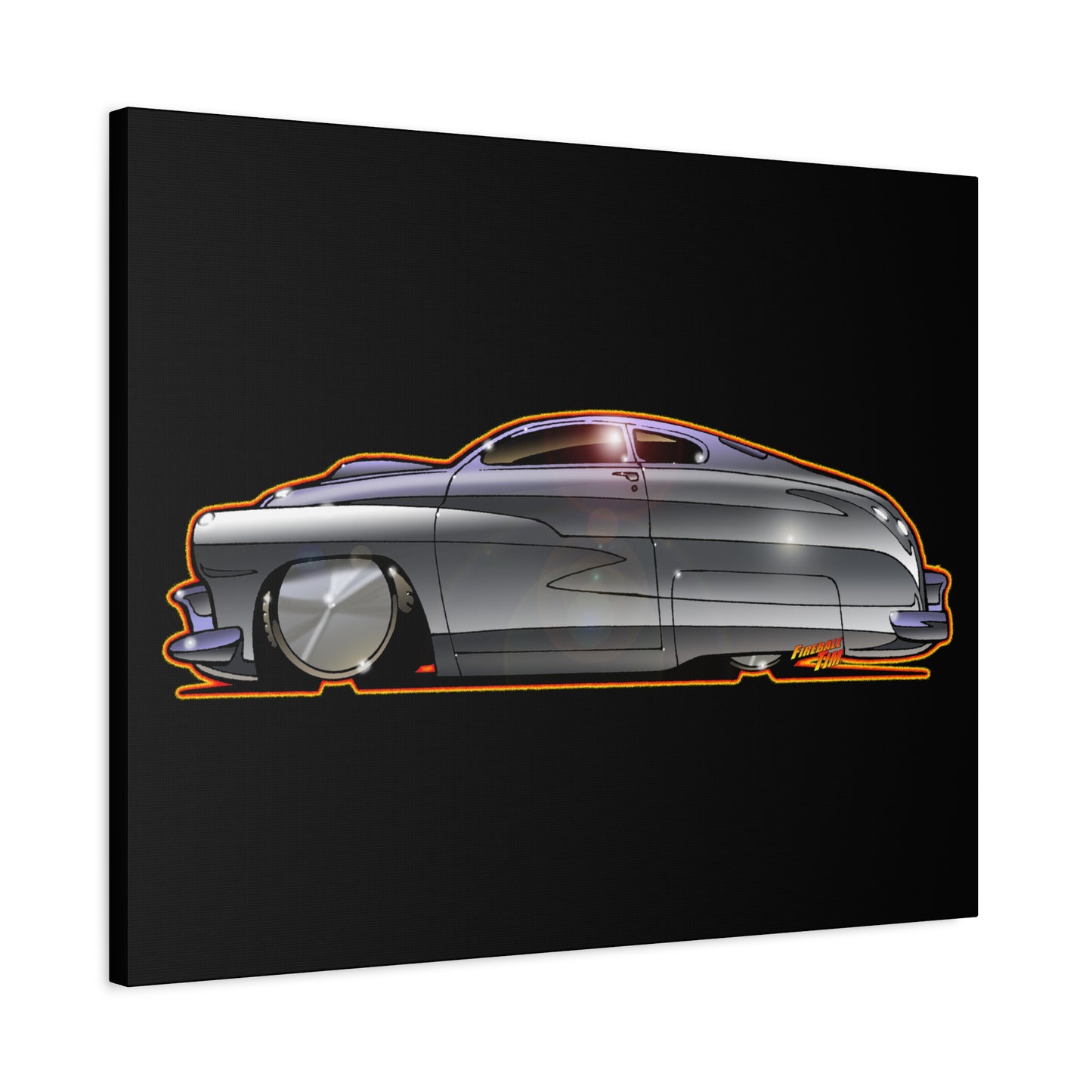 COBRA MERCURY Sylvester Stallone Collectible Fireball Art Canvas Print