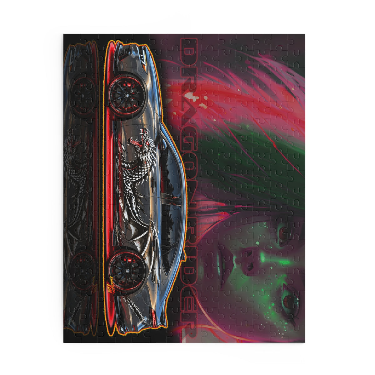 HONDA ACCORD 2025 Dragon Rider Collectible Fireball Art Jigsaw Puzzle — (120/252/500‑Piece)