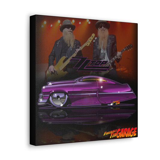 ZZTOP Billy Gibbons CADZILLA Cadillac Concept Art Canvas Print 12x12