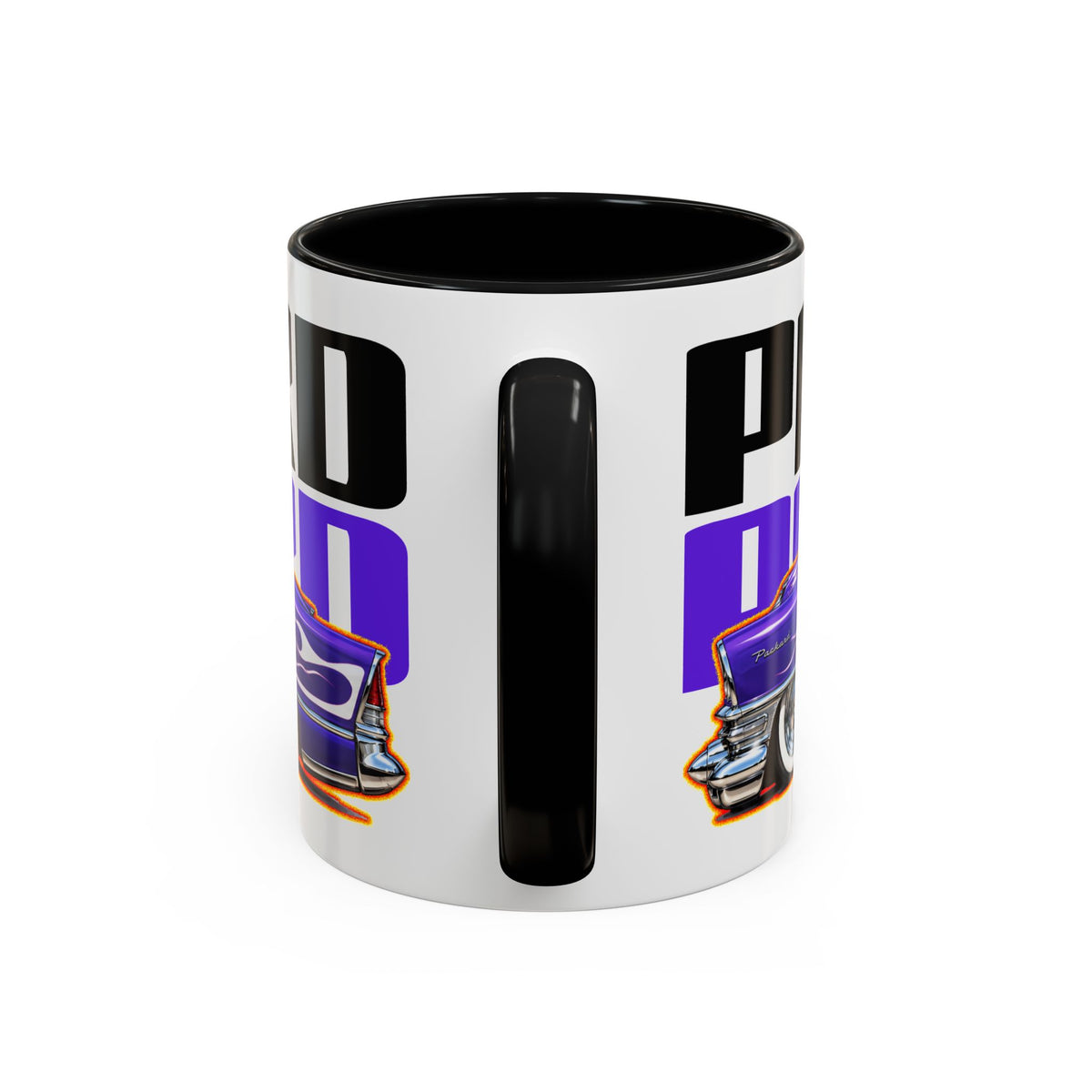 PACKARD 1955 Kustom Four Hundred Collectible Fireball Art Coffee Mug - 2 Sizes