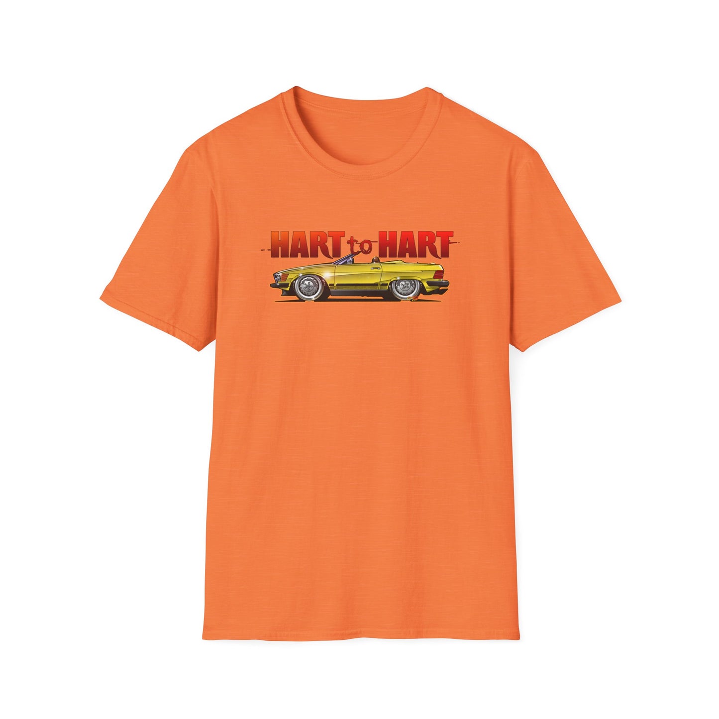 HART to HART TV Show Mercedes 450SL Concept Art Softstyle T-Shirt Multiple Colors