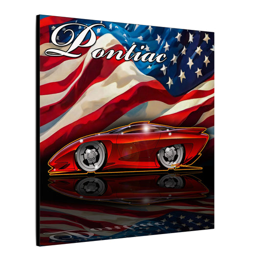PONTIAC BANSHEE Concept Car Collectible Fireball Art Canvas Print