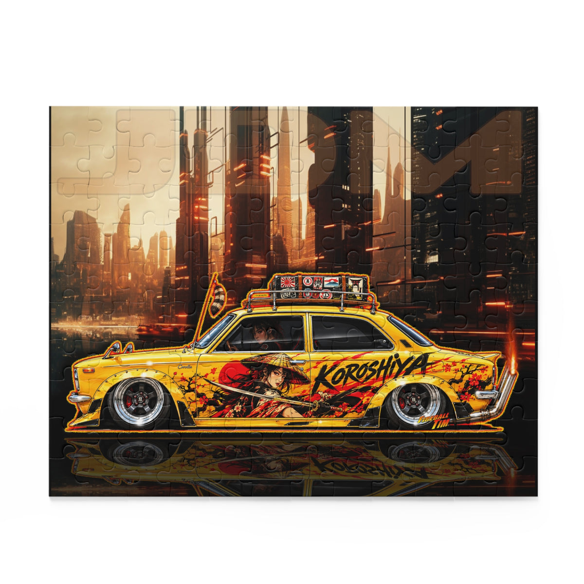 JDM 1966 TOYOTA COROLLA Jigsaw Puzzle — Retro Japanese Cars (120/252/500‑Piece)