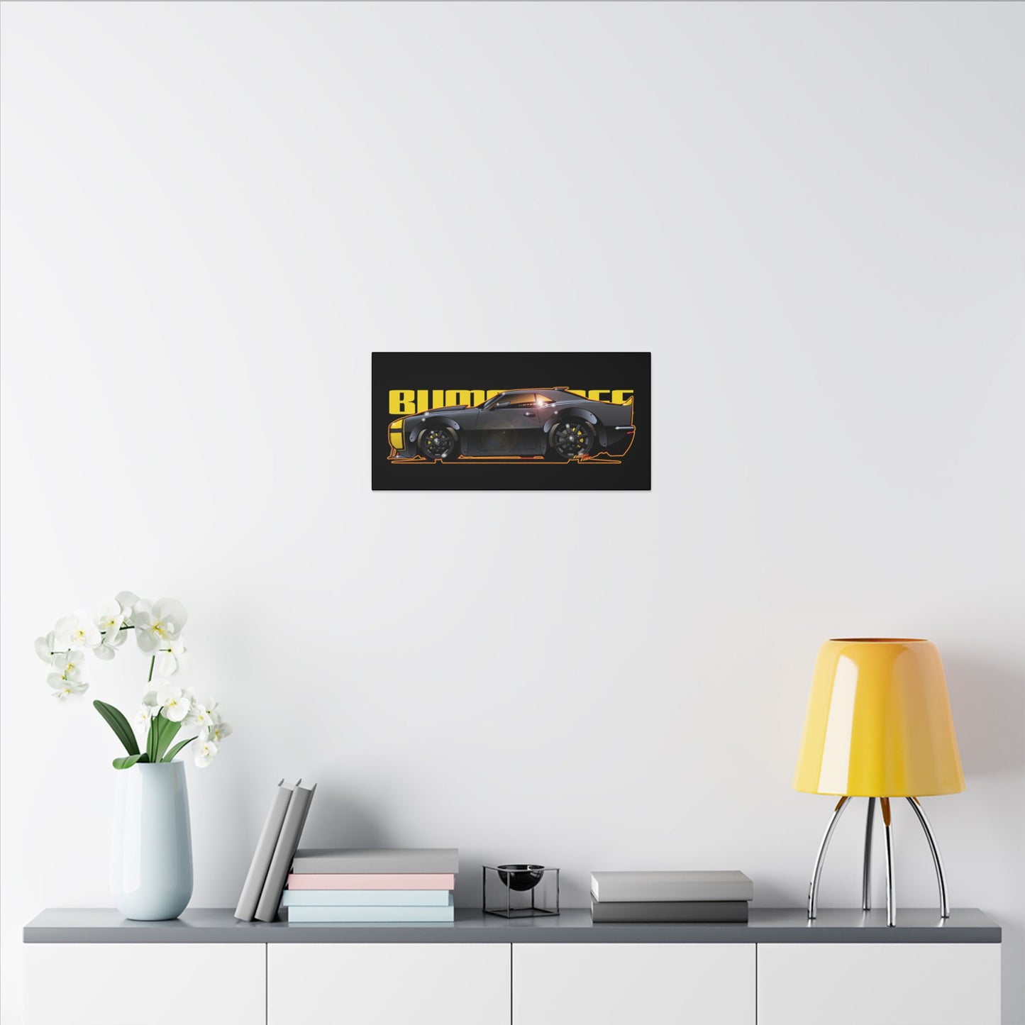 TRANSFORMERS BUMBLEBEE 1967 Camaro Fireball Art Canvas Print