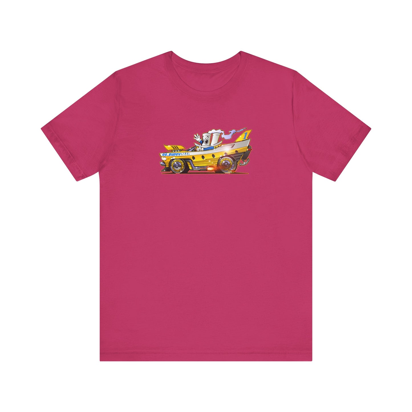 BUDDY CRUISE BUDDYMOBILE Custom Car Art Short Sleeve Tee in 17 Colors
