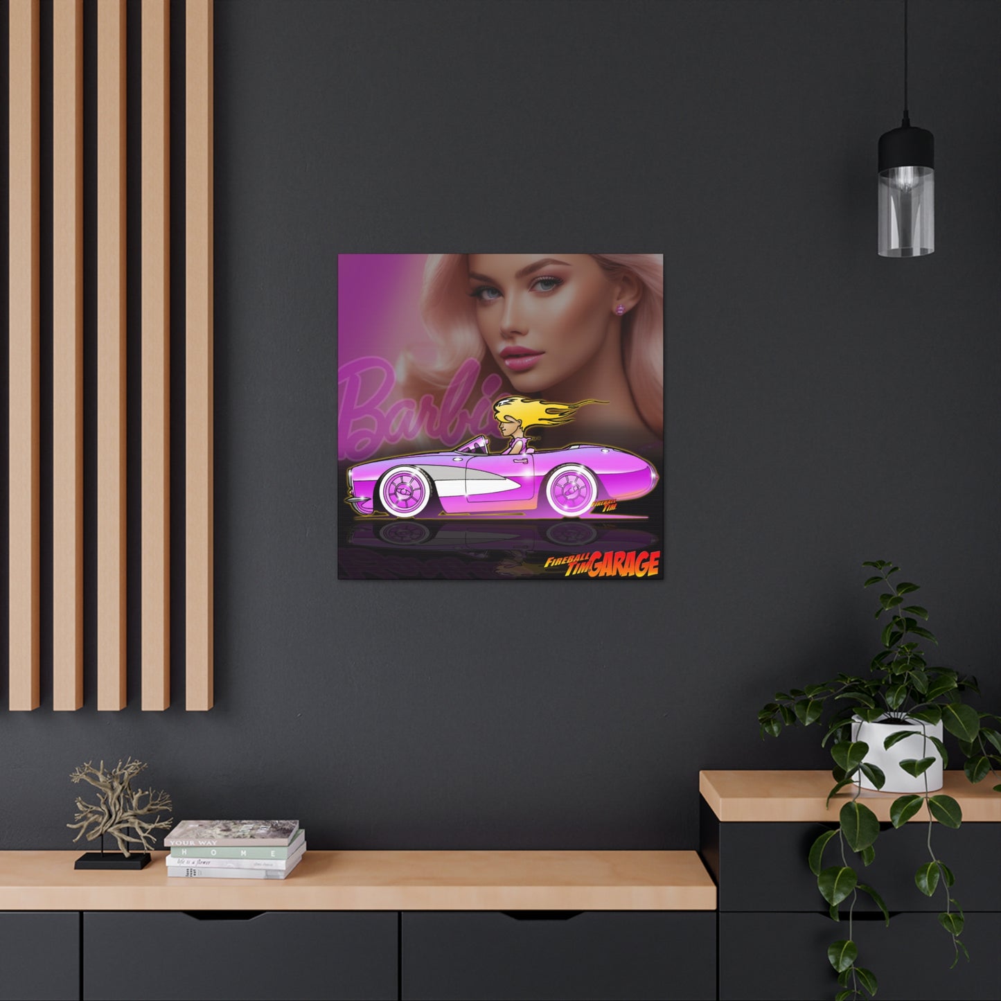 BARBIE CORVETTE Concept Art MASTERPRINT 3 Sizes