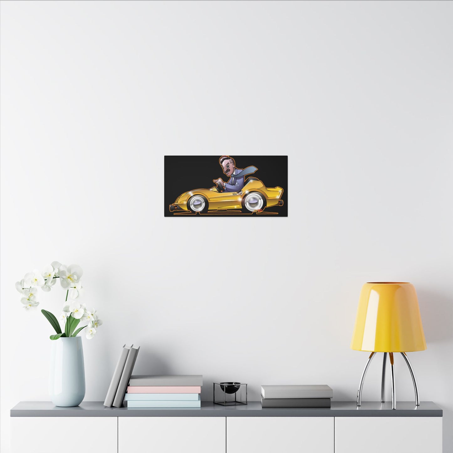 AUTOPIA CLASSIC Walt Disney Fireball Art Canvas Print