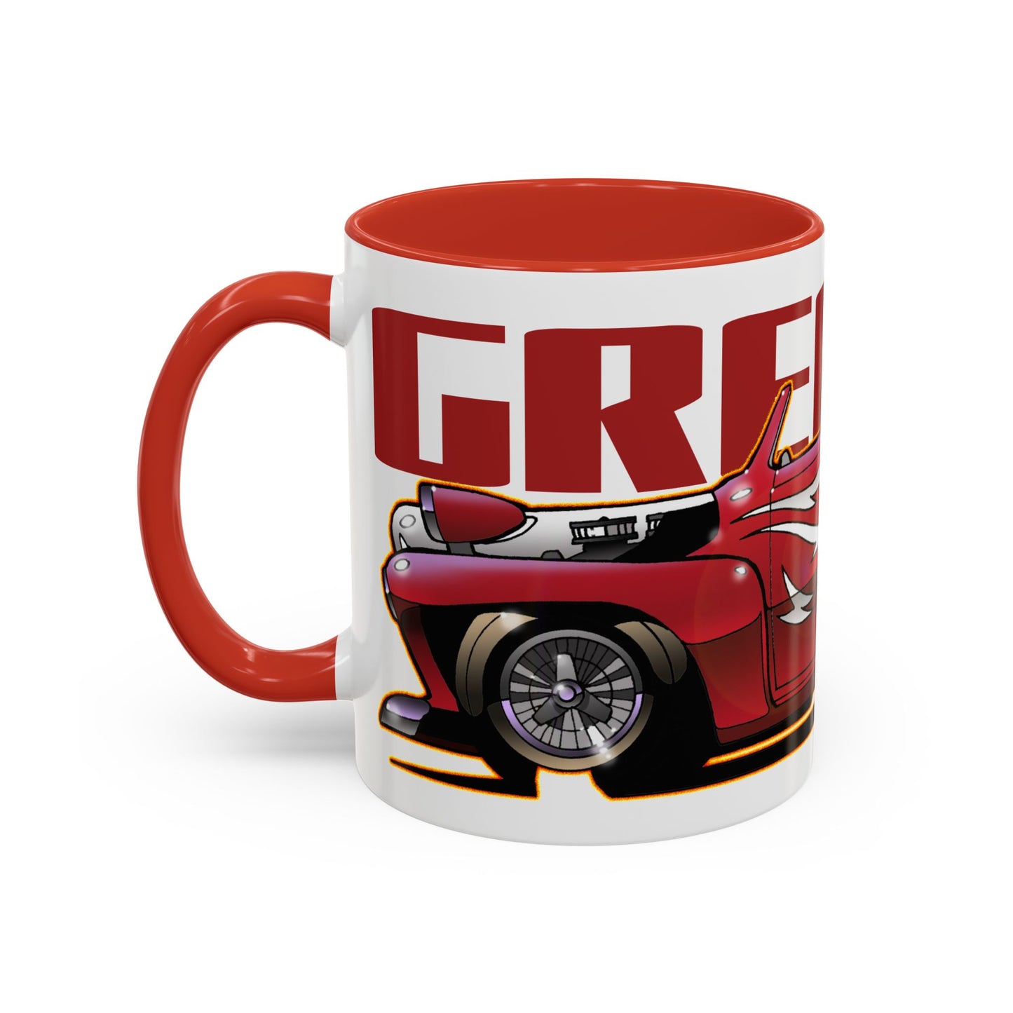 GREASED LIGHTNING Hot Rod Movie Car Collectible Coffee Art Mug - 2 Sizes
