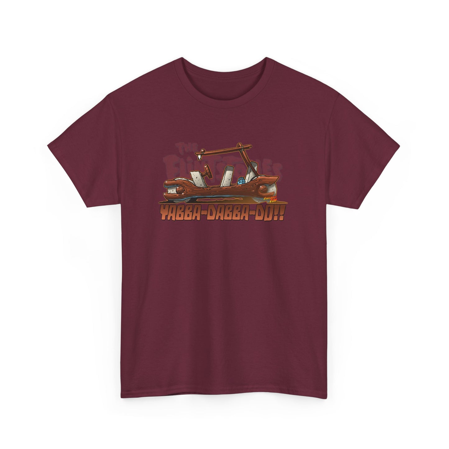 THE FLINTSTONES Cartoon Bedrock Roadster Tee Shirt 12 Colors