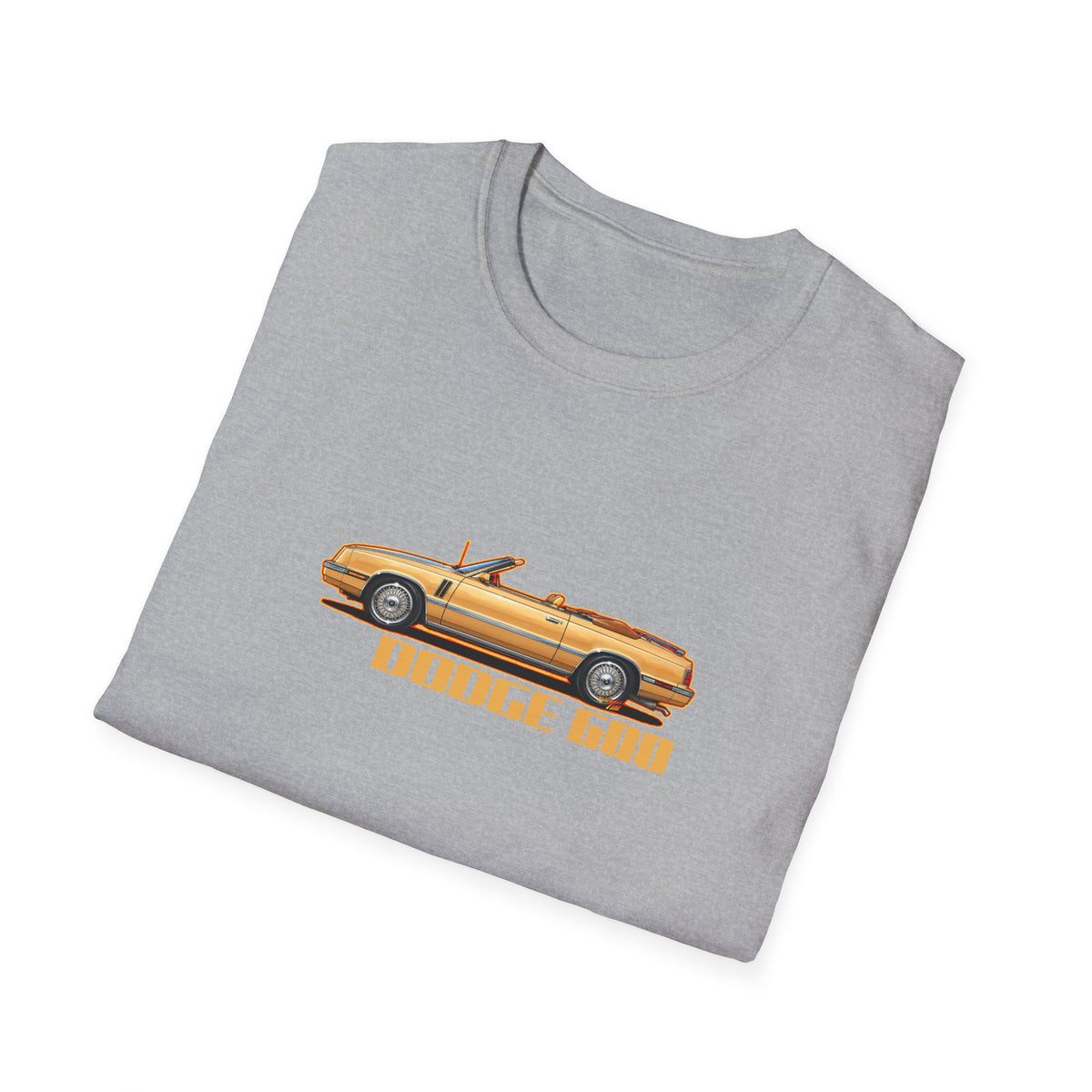 DODGE 600 CONVERTIBLE 1985 Collectible Fireball Art TeeShirt