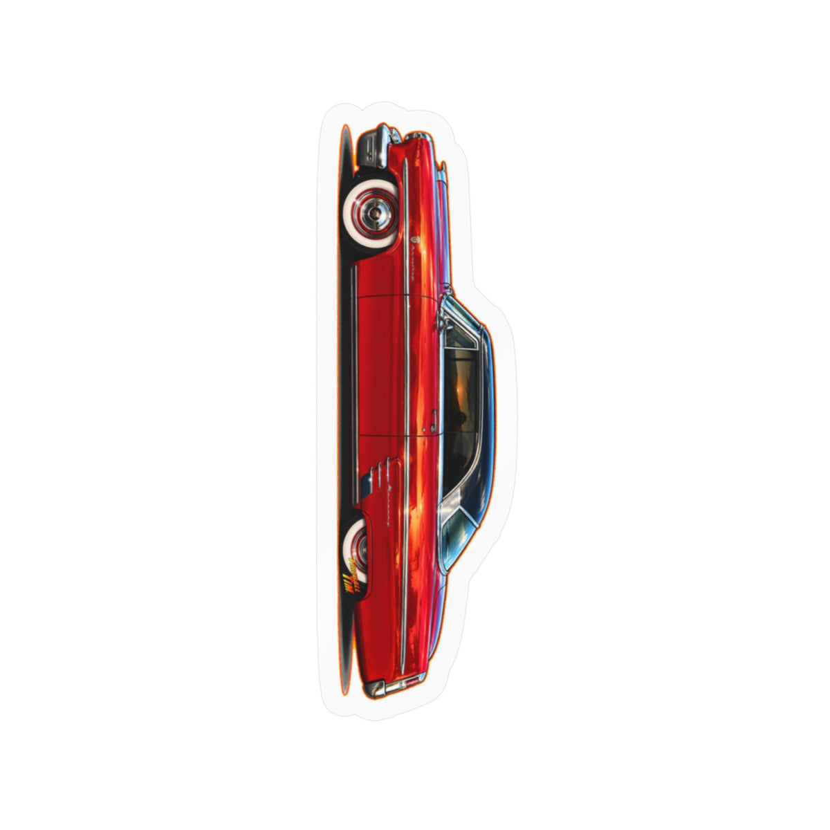 MERCURY MONTEREY 1953 Collectible Fireball Art Stickers in 4 Sizes