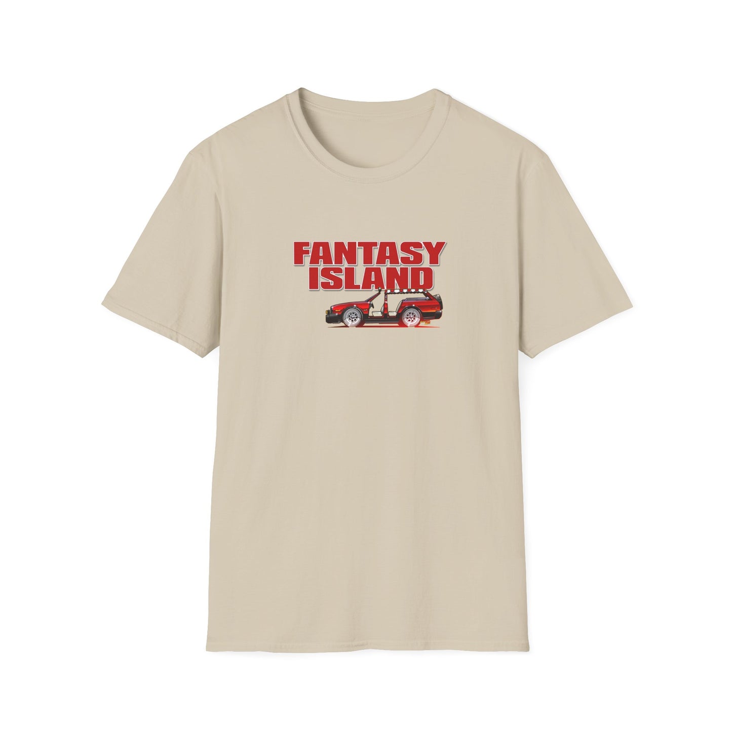 FANTASY ISLAND TV Show Plymouth Concept Art Softstyle T-Shirt - 11 Colors